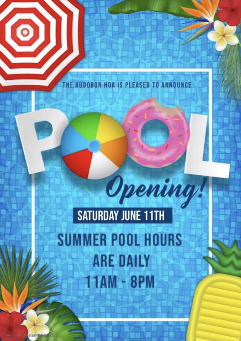 pool opening